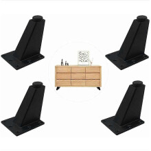4 verstellbare Möbelfüße aus Aluminium, passend für Küchentische, Werkbänke, Bartische und TV-Tische, kompatibel mit Sofatischen und Schränken.