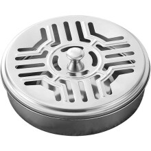 Support pour spirale anti-moustiques en acier inoxydable - Usage extérieur/camping
