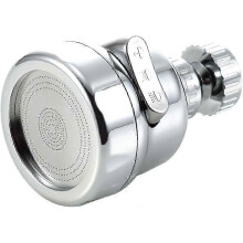 360 Degree Rotating Faucet Aerator Kitchen Faucet Head 3 Modes Adjustable Shower Head Filter Sprayer compatible with Kitchen Bathroom (80mm*55mm)