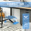 Portable Mini Stepper, Blue, LCD, Anti-skid Pedals 5