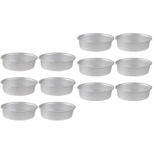 2pcs Oval Cake Mold Utensils: 6pcs Dessert Mold Pans Pie Bakeware Muffin Cupcake Cheese Cake Cookie Mold Tool