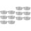 2pcs Oval Cake Mold Utensils: 6pcs Dessert Mold Pans Pie Bakeware Muffin Cupcake Cheese Cake Cookie Mold Tool 1