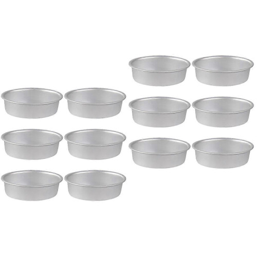 2pcs Oval Cake Mold Utensils: 6pcs Dessert Mold Pans Pie Bakeware Muffin Cupcake Cheese Cake Cookie Mold Tool