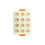 (2pcs, white) Muffin Molds, Reusable Silicone Baking Molds, 12 Non-stick Cupcake Molds 1