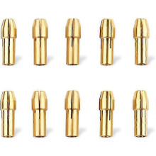 10pcs 4.8mm drill chuck, chuck precision shank brass chuck mini brass chuck chuck only compatible with 2.0mm