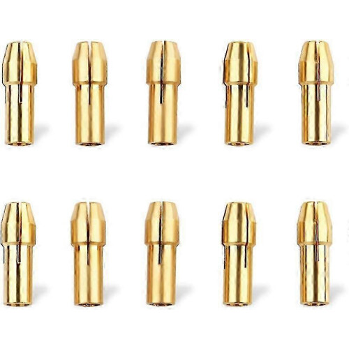 10 Stück 4,8-mm-Bohrfutter, Präzisionsbohrfutter aus Messing, Mini-Messingbohrfutter, nur kompatibel mit 2,0-mm-Bohrfutter