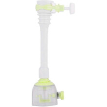 Keukenkraanverlenger, 360 graden draaibare keukenkraankop, waterbesparend, geschikt voor gebruik met keukenkraanfilterverlenger (18 cm - groen)