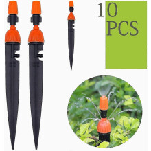 10er-Set Tropfbewässerungssystem mit Doppelfunktion, Tropfbewässerungsset mit 4-mm-/7-mm-Schlauchverbinder