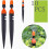 10 Kits Dual Function Drip Irrigation System Kit Drip Irrigation Kit 4mm/7mm Hose Connector 1
