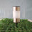 Cold white solar mini courtyard ground plug LED garden light solar plastic light lawn landscape light 1