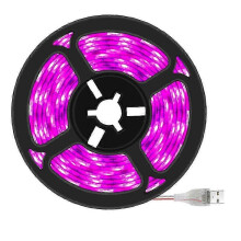LED-Pflanzenlichtleiste, Vollspektrum-Pflanzenwachstumslampe, USB-Wasserdicht (3 m)