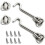 Latch and Bolt, Stainless Steel, 200mm, Silver 1