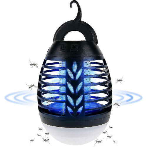 2-in-1 muggenlamp - IP67 USB oplaadbaar voor buiten