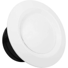 Adjustable ventilation grille Round plastic ventilation grille Ventilation grille Fan cover Mounting disc Ventilation grille cover Exhaust (100mm)