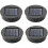 4-Piece Replacement Solar Light with LED Bulb, SL.GT Solar Panel, Solar Panel Battery, Spare LED Solar Box 1