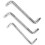 3-piece offset screwdriver set with Z-tip, Phillips and flat head 1