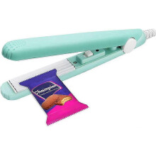 Mini voedselzaksealer (groen), draagbare mini-zaksealer met slimme ophangbare aluminiumfolieverwarming voor het sealen en bewaren van voedsel.