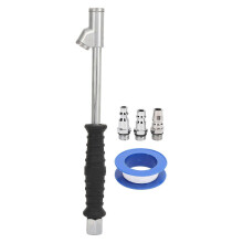 Dual Head Air Chuck 1/4in NPT Inflatable Air Chuck Air Compressor Attachment compatible with Truck Bus Car Motorcycle