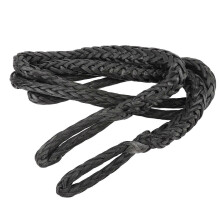 Lierkabelverlengstuk van 1/2 inch x 6,56 ft met een breeksterkte van 26455 lbs, geschikt voor offroadvoertuigen zoals ATV's, UTV's en SUV's.