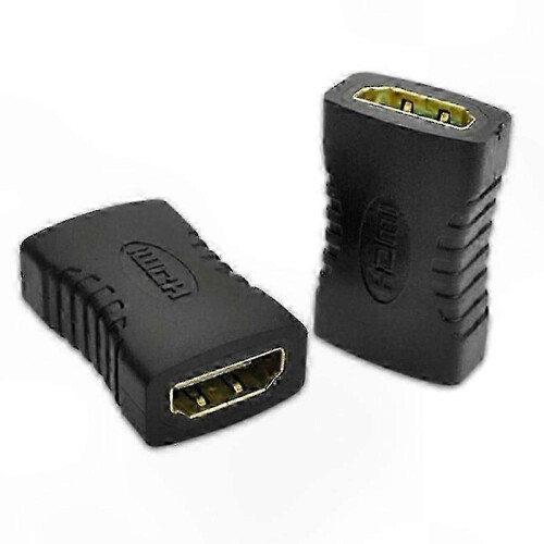 Conector HDMI hembra a hembra compatible con extensión y conversión.