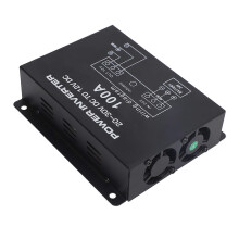 24 V DC auf 12 V Abwärtswandler mit Temperaturregelung, kompatibel mit PKW, LKW, Wohnmobil, SUV und Bussen, 100 A