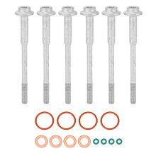 Injector Seal and Bolt Kit Excellent Sealing Abrasion Resistant 059130519B compatible with SQ7 AMB 4MG Tdi 2016 to 2019