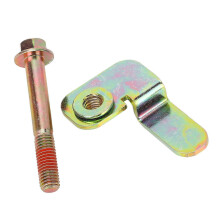 Front Track Bar Bolt and Flag Nut Retainer 6504449 Metal Secure Fixation Enhanced Safety compatible with Cherokee Grand Cherokee Comanche