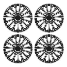 4 Pcs 15in Wheel Hub Cap Full Protection Stylish Look Universal Fit Snap On R15 Wheel Rim Cover Hubcaps