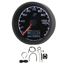68 mm auto-watertemperatuurmeter DC 10-15V wijzer digitale watertemperatuurmeter thermometer compatibel met auto's