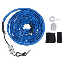 25FT Heated Water Hose compatible with RV -40F Antifreeze Heated Drinking Garden Water Hose with Thermostat compatible with Camping