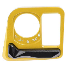 Ignition Switch Lock Cover Aluminium Alloy Stylish Decoration Protective Starter Lock Cover compatible with PCX160 PCX125 ADV150 2017-2024 Gold