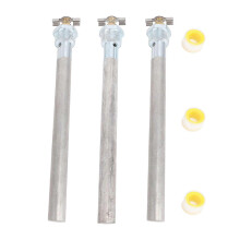 3 stuks RV-waterverwarmer-anodestaven 9,25 x 3/4 inch NPT met snelafvoerontwerp. Anodestaven compatibel met Suburban 233514 232767