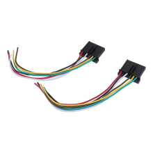 2 stuks achterlichtfitting kabelconnector 13N004 verbeterde percompatibele fitting draadconnector compatibel met MK6 MK7