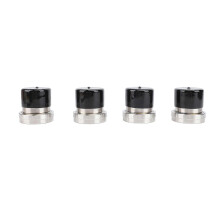 4 stuks wiellagerbeschermers voor boottrailers met beschermhoes, diameter 2,441 inch, automatische controle, roestvrij staal