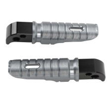 Motorcycle Rear Passenger Footrest T6063 Aluminum Alloy Anodizing Rear Foot Pegs compatible with YZF R7 MT-07 MT-09 XSR 700 Ti Color