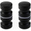 Black Bathroom Pull Handles, Glass Door Knobs, Back-to-Back Shower Door Knobs (2 Pack) 1