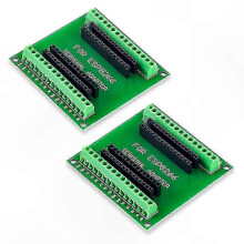 Set van 2 ESP8266 GPIO-uitbreidingskaarten, compatibel met ESP-12E NodeMCU-compatibele ontwikkelkits.