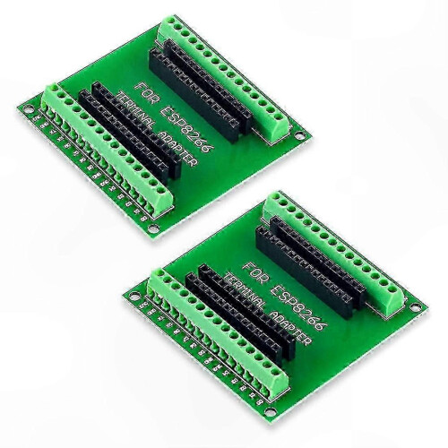 2-Pack ESP8266 GPIO Expansion Board compatible with ESP-12E NodeMCU-Compatible Development Kits