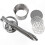 Stainless Steel Spaetzle Maker with 3 Sieve Inserts compatible with Easy Pasta Preparation 1