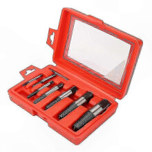 8-Piece Screw Extractor Set, Chrome Vanadium Steel, compatible with Removing Stripped or Broken Bolts and Screws (3mm-50mm)