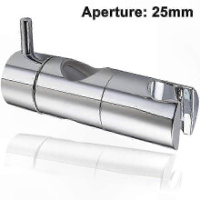 Universeller 25 mm Handbrausehalter, verstellbar und um 360 Grad drehbar, kompatibel mit den meisten Duschstangen