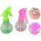 Fine Mist Spray Bottle compatible with Hairdressing, Makeup, and Salon Use Portable Clear Plastic Atomizer Container 1