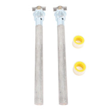 2 Sets RV Water Heater Anode Rod 9.25 X 3/4in NPT Quick Drain Design Magnesium Anode Rod compatible with Suburban 233514 232767