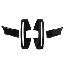 Frontstoßstangen Nebelscheinwerferspoiler, sportliche Optik, Lufteinlassabdeckung, kompatibel mit 4er G22 G23 M Sport, glänzend schwarz