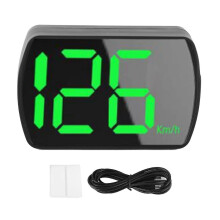 Auto HUD-snelheidsmeter USB Plug and Play KM MPH digitale snelheidsweergave Universele pasvorm compatibel met vrachtwagens, SUV's, bussen en motoren