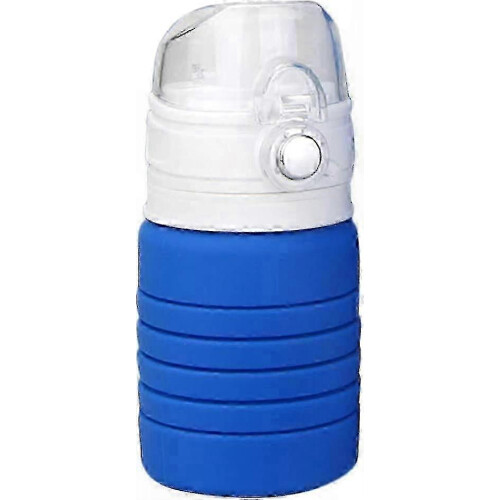 Foldable Silicone Water Bottle, Portable Leak-Proof Drinking Container compatible with Travel