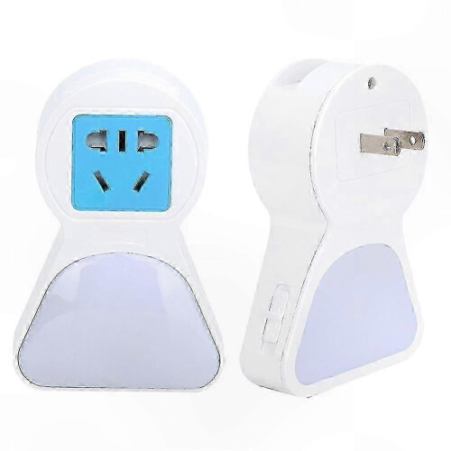 Sensor-Activated Dimmable LED Night Light, Plug-in Type, AC100-240V Compatible (US Plug)