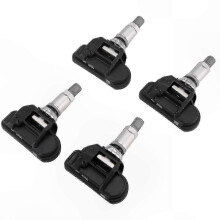 433MHz Tire Pressure Monitoring Sensor compatible with Vehicles 2013-2021, Black/Silver
