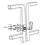 2 Pcs Boat Gate Latch Nylon Secure Closure Pontoon Gate Latch Replacement Kit compatible with 1 Inch and 1 1/4 Inch Square Frames 4