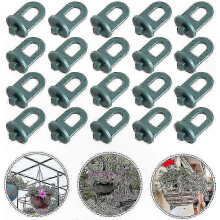 Kit de clips para invernadero - 50 ganchos de soporte para plantas compatibles con herramientas de sujeción y montaje para jardín.